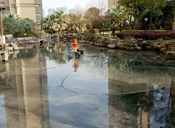 广东景观池淤泥清理